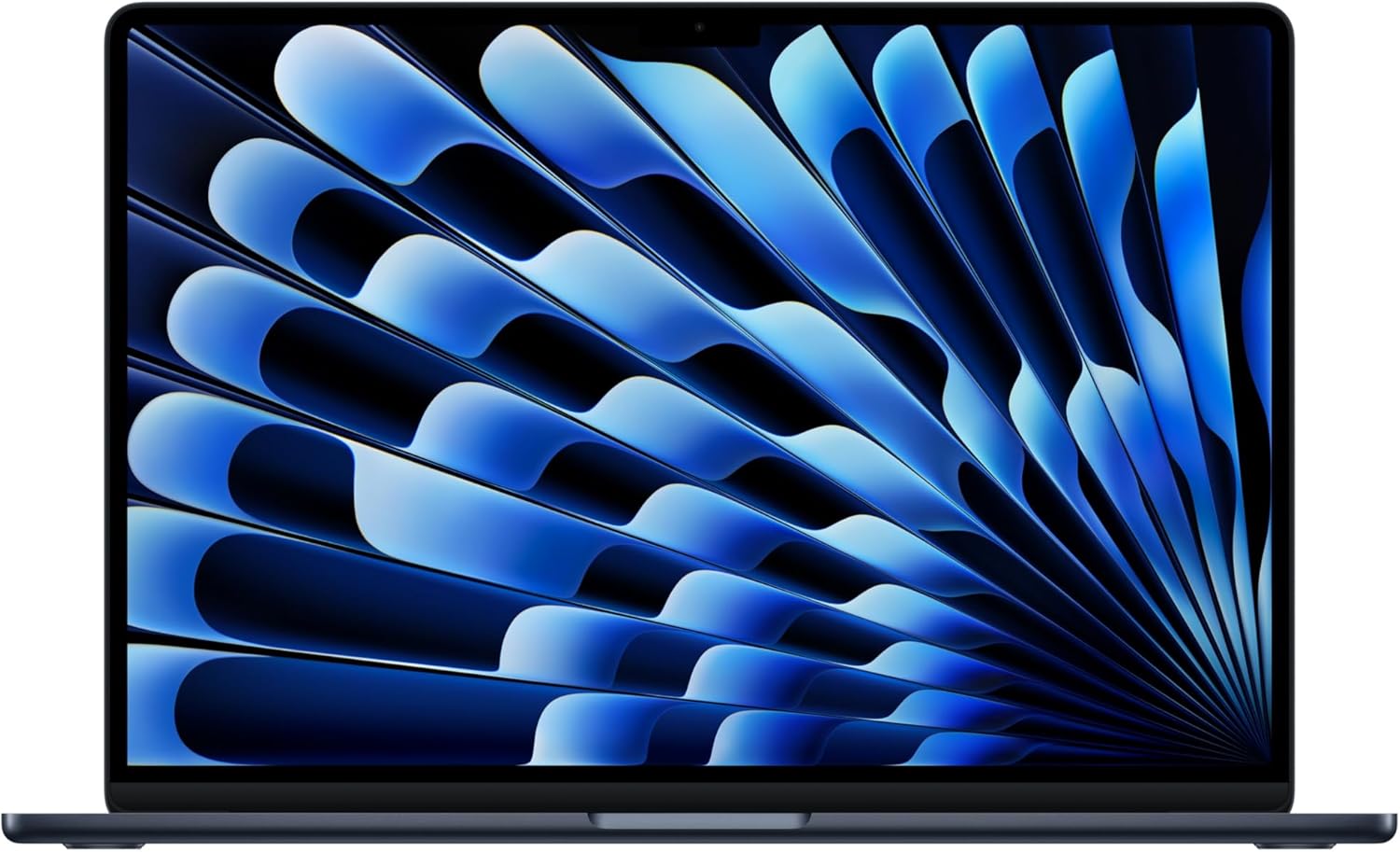 Apple 2026 MacBook Air 15-inch Laptop with M5 chip: Built for AI, 15.3-inch Liquid Retina Display, 16GB Unified Memory, 512GB SSD, 12MP Center Stage Camera, Touch ID, Wi-Fi 7; Midnight - image 1