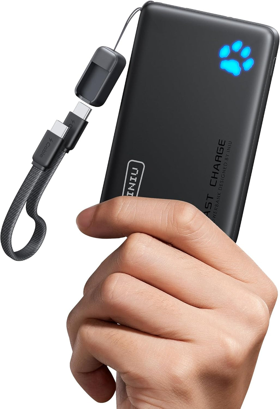 INIU 45W Fast Charging Portable Charger, 40% Smaller 10000mAh