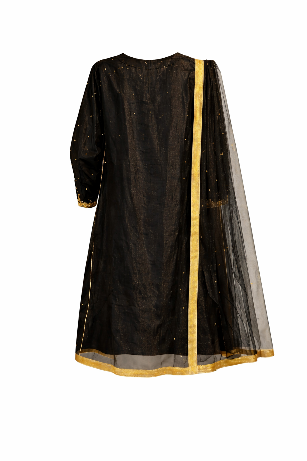 Elegant Black & Gold Embroidered Suit – Premium Edition - image 4