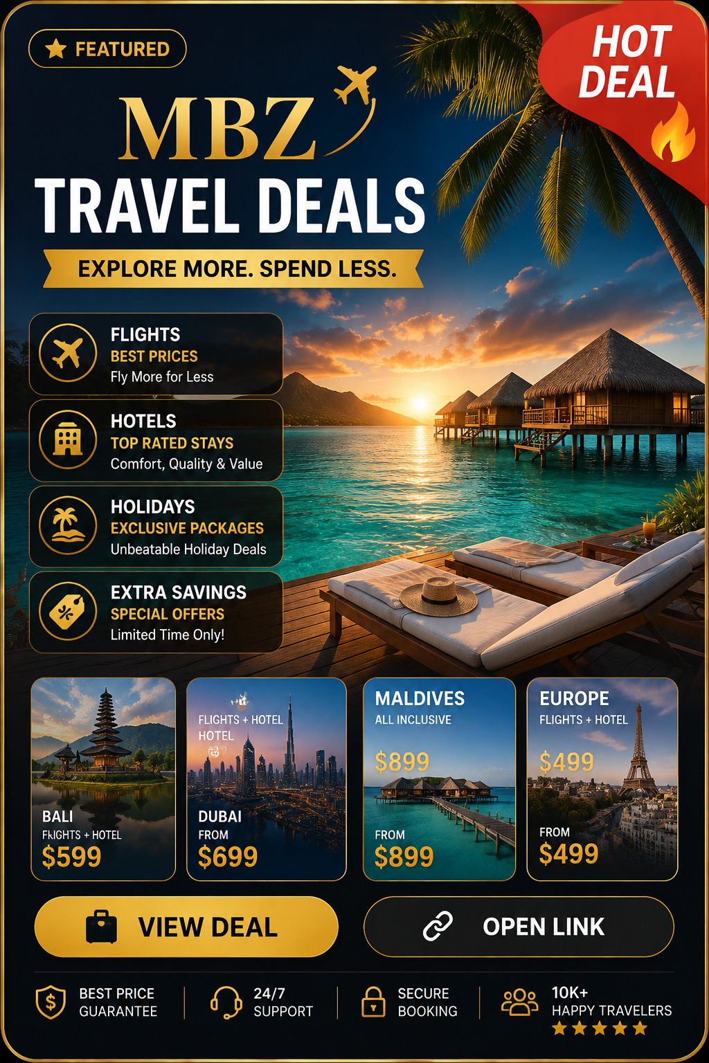 MBZ Walmart travel deals